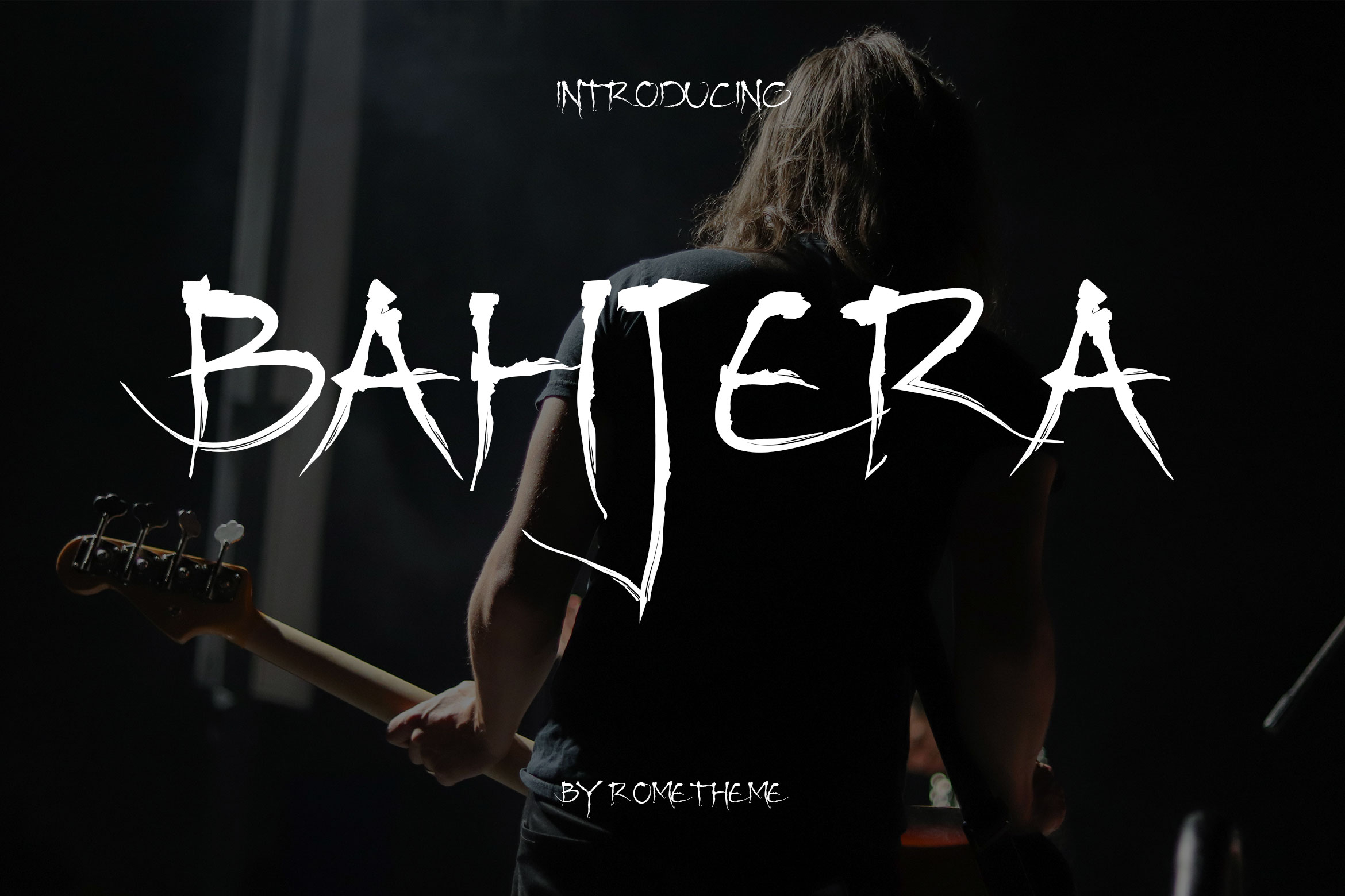 Bahjera: A Bold, Handdrawn Font for Urban Style