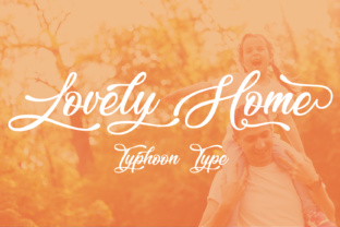 Beautiful Typography with Lovely Home