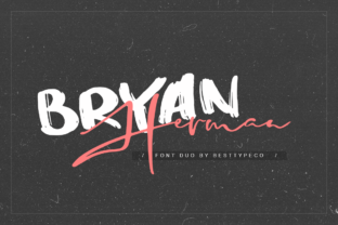 Bryan Herman: A Handmade Calligraphy Font for Creative Projects