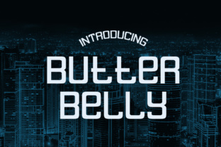Butter Belly: A Modern, Modular Font for Futuristic Design