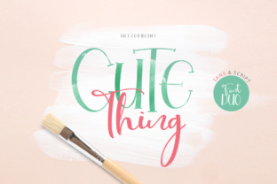 Cute Thing Duo: A Versatile Font for Creative Expression