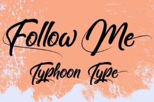 Follow Me: A Versatile Cursive Font for Creative Projects