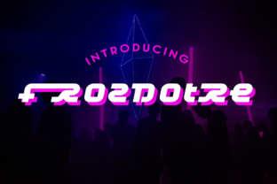 Frozdotre: A Nostalgic Techno Vibe for Modern Design