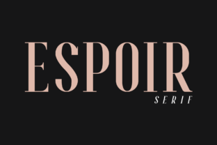 Introducing Espoir: A Modern Serif for Professional and Creative Workflows