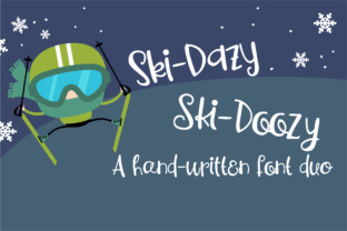 PN Ski-Doozy and Ski-Dazy Font Duo: A Unique Pair for Creative Projects