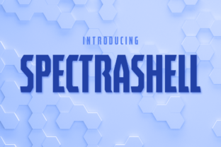 Spectrashell: A Clean, Condensed Display Font