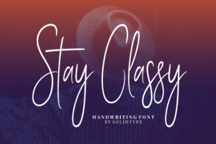 Stay Classy: A Timeless Handwritten Script Font for Modern Design