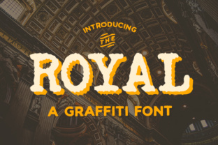 The Royal: A Bold and Textured Font for Creative Expression